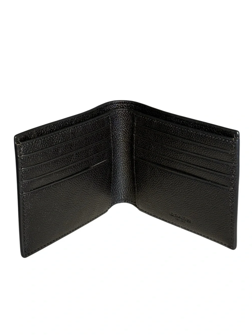 Coach Black Men’s Billfold Wallet NWOT